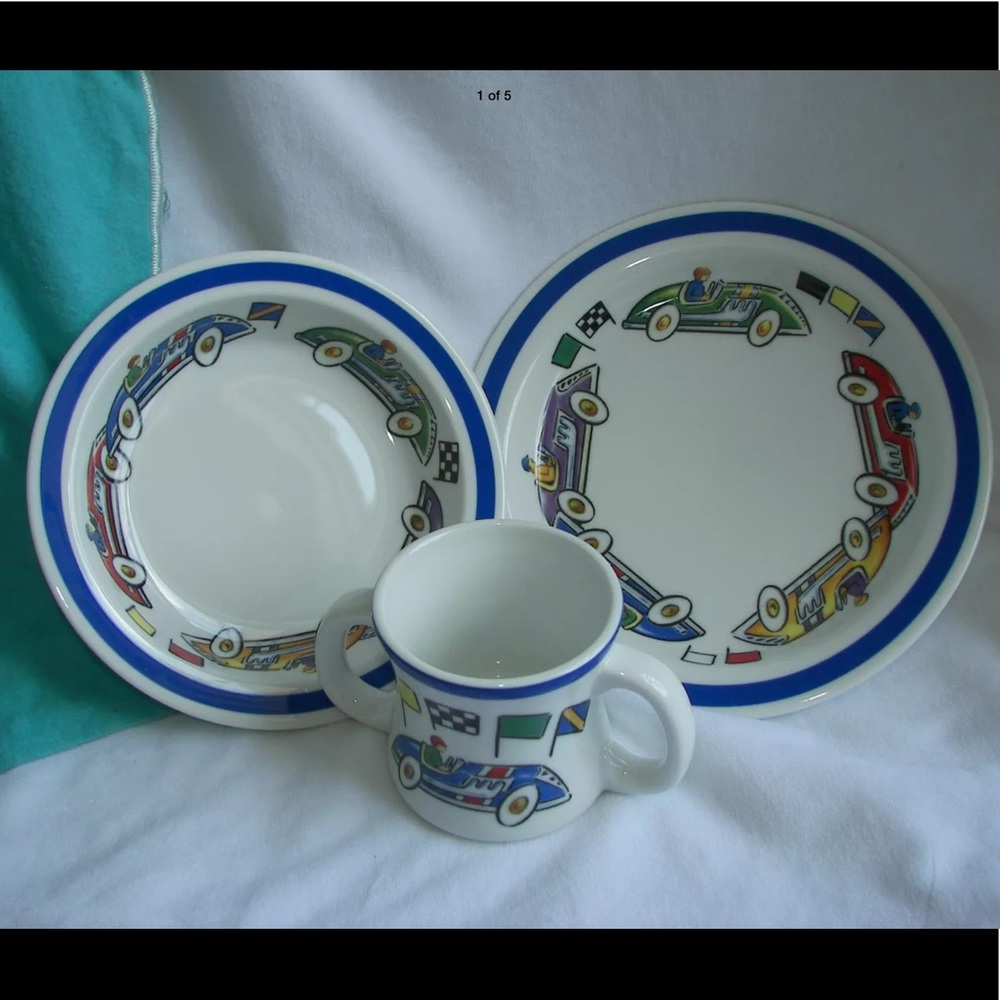 Tiffany & Co. Ceramic Child Feeding Set